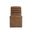 Norm Wheeled Dining Chair In Copley Cognac