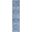 Nourison Washables 2'2" x 8' Vintage Indoor Rug In Blue