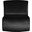 Nouveau Velvet Accent Chair In Black Velvet