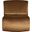 Nouveau Velvet Accent Chair In Saddle