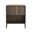 Novara 22 Inch 1-Drawer Nightstand In Jacobean Walnut