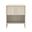 Novara 22 Inch 1-Drawer Nightstand In Whitewashed Oak