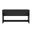 Novara 60 Inch 2-Drawer Writing Desk In Black