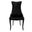 Novara Modern Wooden Dining Chair In Black
