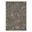 Nylor Abstract Power-Loomed Indoor/Outdoor Area Rug In Black and Ivory