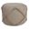 Nymra Diamond Hand-Woven All-Natural Cotton Ottoman Pouf In Brown