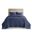 Oakley 3 Piece Reversible Full/Queen Bedspread Set In Navy