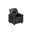 Oakley Vegan Leather Kids Recliner In Onyx