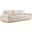 Oasis Upholstered Fabric Sofa In Ivory