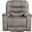Oberon Reclining Chair In Brown and Gray