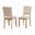 Oberto Side Chair Set of 4 In Natural