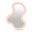 Oblique 38 Inch Iron Frame Mirror In Pink