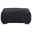 Octavia Fabric Rectangular Upholstered Ottoman In Black