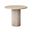 Octavia Fluted Mango Wood Round Pedestal Dining Table In Natural