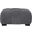 Octavia Upholstered Rectangular Ottoman In Charcoal Grey