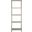 Odessa White 5-Tier Bookcase