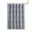Odette Jacquard Shower Curtain In Navy and Silver
