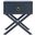Odilia 1 Drawer Nightstand in Navy