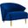 Odyssey Performance Velvet Arm Chair In Navy