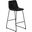 Office Chair In Black Leather Look With Stand Up Desk