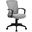 Office Chair In Grey And Black Base On Castors