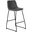 Office Chair In Grey Leather Look With Stand Up Desk