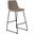 Office Chair In Taupe Leather Look With Stand Up Desk