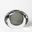 Offset Round Vase In Grey