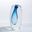 Offset Small Vase In Light Blue