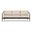 Olio Sofa In Canvas Flax and Black