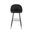 Oliver Faux Leather Bar Chairs Set of 2 In Black