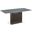 Olivia Dining Table With Dark Gray Base and Gray Top