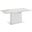 Olivia Dining Table With White Base and White Marbled Top