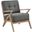 Ollen Accent Chair In Dark Gray