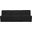Ollie Boucle Fabric 3 Seater Modular Sofa In Black