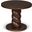 Olo 21.75" Round End Table In Roasted Coffee