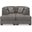 Olten 2-Piece Super Chaise In Graphite
