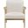 Omara Accent Chair In Beige