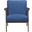 Omara Accent Chair In Blue