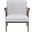 Omara Accent Chair In Gray