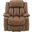 Omarion Power Recliner with Lift and Heating and Massage In Brown