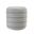 Omnio Striped Hand-Woven Ottoman Pouf In Blue
