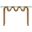 Ondine Glass Top 50 Inch Console Table In Natural