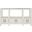 Open Shelf Console In White