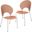 Opulent Dining Chair Set of 2 In Amber