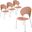 Opulent Dining Chair Set of 4 In Amber