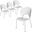 Opulent Dining Chair Set of 4 In Clear