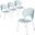 Opulent Dining Chair Set of 4 In Smoke