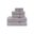 Organic 6 Piece Cotton Towel Set In Grey