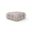 Orin Velvet Performance Fabric Upholstered Modular Ottoman In Beige